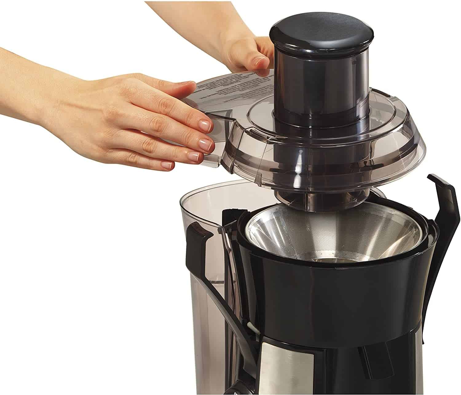 Hamilton Beach Juicer Machine, Big Mouth Large 3” Feedchute, Easy to Clean, Centrifugal, BPA Free, 800W Motor, Black - Image 2