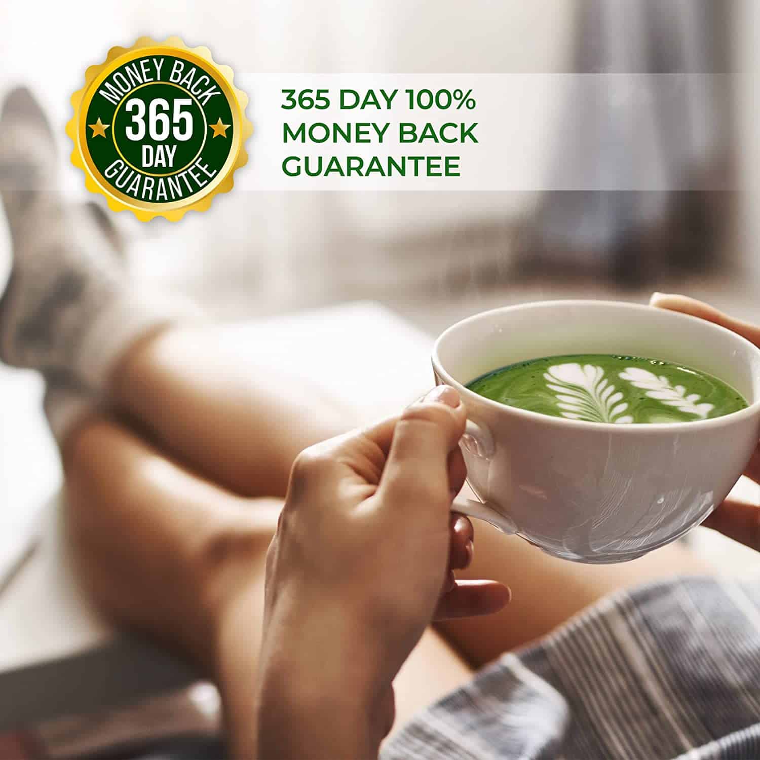 Organic Matcha Green Tea Powder (1 Lb) - 100% Pure Matcha for Smoothies Latte and Baking - Easy to Mix - Image 6