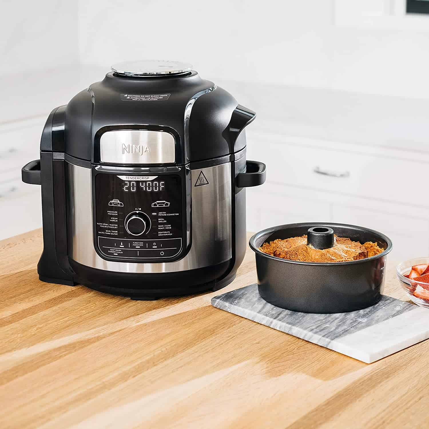 Ninja FD401C Foodi 8-qt. (7.6L) 12-in-1 Deluxe XL Pressure Cooker & Air Fryer - Stainless Steel - Image 6